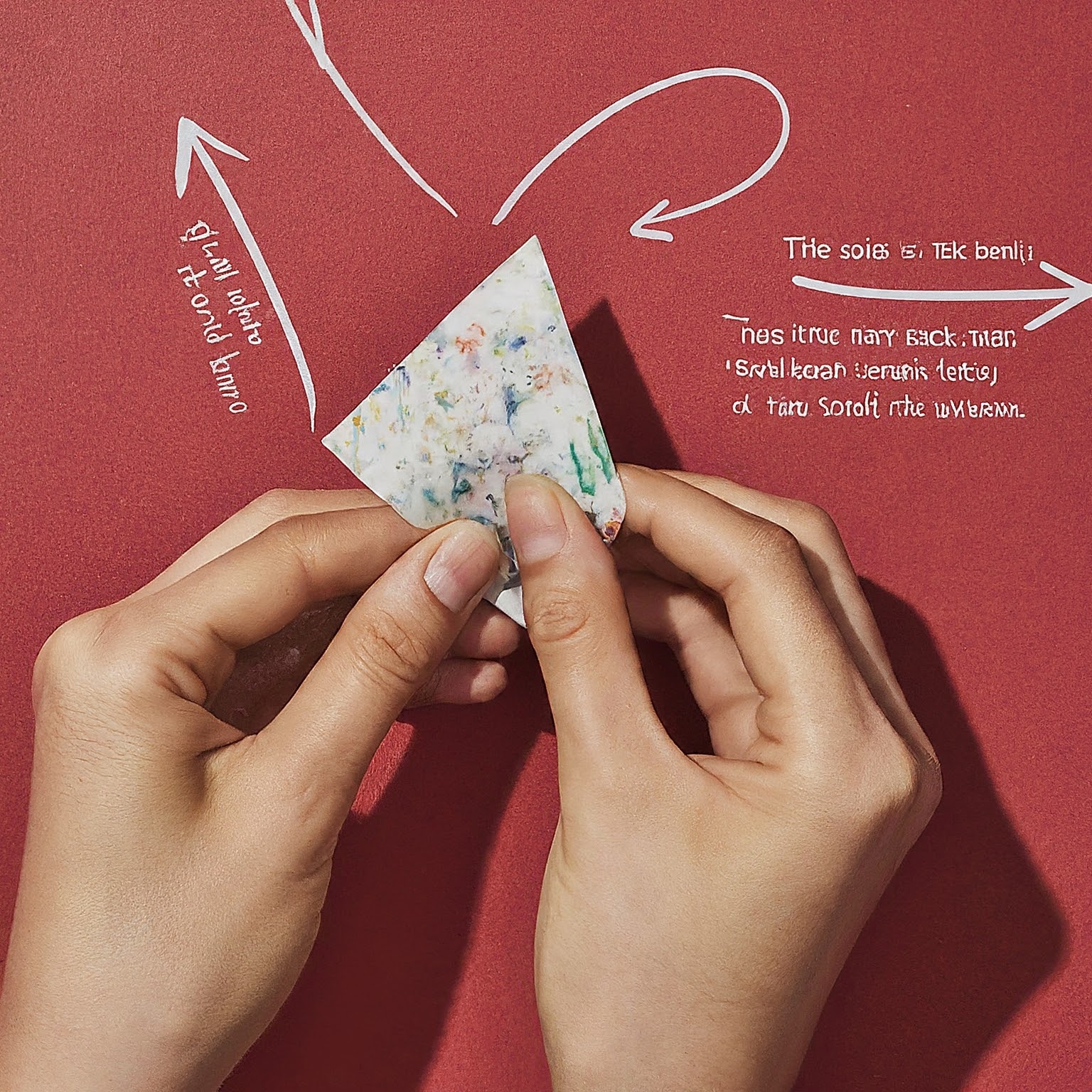 How to Make a Heart Out of a Gum Wrapper