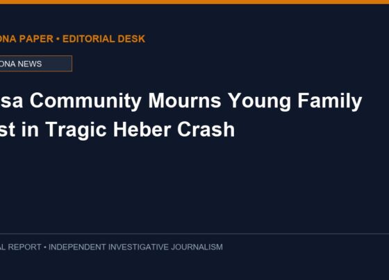 Mesa Community Mourns Young Family Lost in Tragic Heber Crash - Featured Image