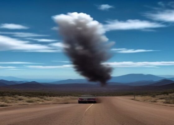 Vehicle Plunges 150 Feet Off South Mountain Ridge in Phoenix - Report Photo