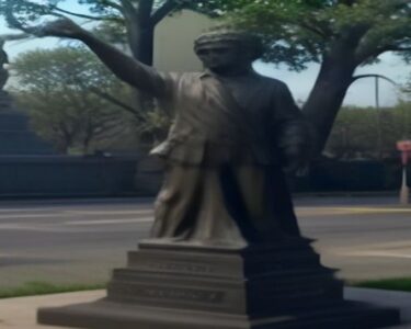 Charlie Kirk Statue at TPUSA Headquarters Vandalized in Arizona - Report Photo