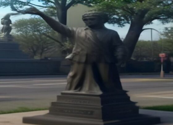 Charlie Kirk Statue at TPUSA Headquarters Vandalized in Arizona - Report Photo